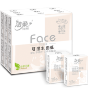 陪伴计划！C&S 洁柔 face 手帕纸 4层6片18包（182*186mm）