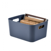 BELO 百露 桌面塑料收纳盒 28*21*14cm 中号