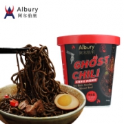 PLUS会员：阿尔伯里 魔鬼辣火鸡面 香辣牛肉味+卤蛋 110g*6件