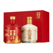 PLUS会员：舍得 品味舍得 限量神话人物版 浓香型白酒 500ml*2瓶 礼盒装