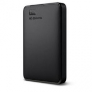 Western Digital 西部数据 Elements 新元素系列 USB3.0 移动硬盘 2TB 磨砂黑
