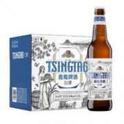 有券的上：TSINGTAO 青岛啤酒 全麦白啤(2020版) 10度 500ml*12瓶