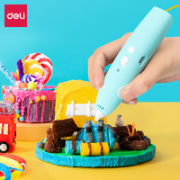 deli 得力 74860 儿童3D绘画打印笔 升级版 低温充电款 附5色耗材