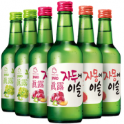 韩国烧酒第一品牌！真露 女士微醺果味酒13度 3种口味 360ml*6瓶