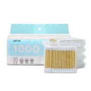 生活无忧 (lattliv) 双细头2000头  1000根竹棉签