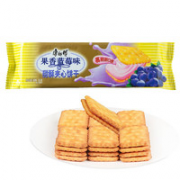 有券的上：康师傅 甜酥夹心饼干   果香蓝莓味  80g