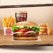 BURGER KING 汉堡王 小皇堡四件套 单人餐 电子券
