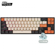 ROYAL KLUDGE RK68Plus  三模机械键盘 TTC月白轴 68键 RGB光 大碳键帽