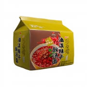 聚划算百亿补贴：统一巧面馆 油泼辣子酸汤面116g*5袋