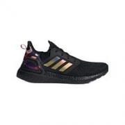 16日0点：adidas NEO 21新春系列 ULTRABOOST 20 中性跑鞋 GZ8988 黑色/金色/学院紫 40.5