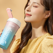 小米生态链，Deerma 德尔玛 DEM-NU90 双盖保温榨汁杯 330ml