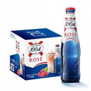有券的上：Kronenbourg 1664凯旋 1664啤酒 桃红啤酒330ml*9瓶