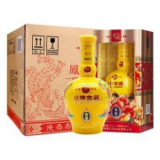 西凤酒 52度凤牌窖藏佳品白酒 送礼盒装 整箱500mlx6瓶