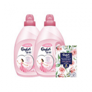 Comfort 金纺 衣物护理剂 淡雅樱花香氛2.5L*2+香氛袋20g