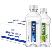 PLUS会员： 晶田 苏打水饮料 350ml*12瓶
