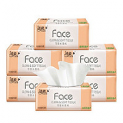 C&S 洁柔 粉face系列 抽纸 3层100抽5包（195mm*133mm）