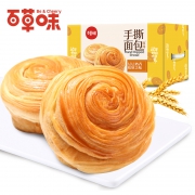 聚划算百亿补贴：百草味 手撕面包 2斤装