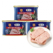 MALING 梅林 火腿午餐肉罐头 198g *3罐