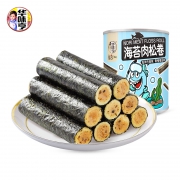 百亿补贴：华味亨肉松夹心 海苔卷100g*2