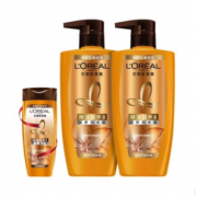 L'OREAL 欧莱雅 精油润养8洗发露500ml*2瓶*2件 赠100ml
