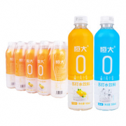 恒大 无糖无汽弱碱性 苏打水 500ml*15瓶