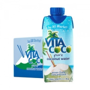 马来西亚进口 唯他可可 Vita Coco 椰子水 330ml*12瓶 0脂肪0胆固醇