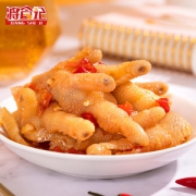 将食记 酸辣柠檬无骨鸡爪 1斤 固形物含量65%以上