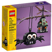 LEGO 乐高 万圣节系列 40493 蜘蛛与鬼屋套装