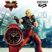 SEIKO 精工 x 街霸 KEN 男士腕表 SRPF20K1