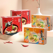 统一 那街那巷 干捞螺蛳粉x2盒+湖南原汤牛肉米粉x2盒