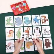 馨铂斯   动物世界幼儿拼图  (1盒16张32片)
