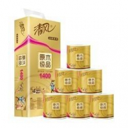 聚划算百亿补贴:Breeze 清风 原木纯品金装系列 卷纸 4层140g10卷