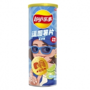 乐事 逗图薯片 青柠味 104克*4件