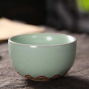微拍堂  精美瓷器 汝窑莲花瓣禅定杯