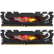 9日0点：JAZER 棘蛇 16GB(8GB×2)DDR4 2666 台式机电脑内存条 套装 黑马甲条
