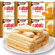 PLUS会员！nabati 纳宝帝 丽巧克 威化饼干 香草味 348g