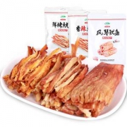 青岛特产 海边人 手撕鱿鱼丝 500g 碳烤风琴鱿鱼