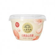 北海牧场 白桃流心玫瑰石碗 140g*4杯*4件
