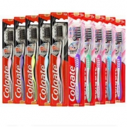 聚划算百亿补贴：Colgate 高露洁 纤柔竹炭牙刷 10支装