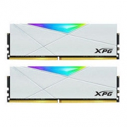 ADATA 威刚 D50 DDR4 3200 32GB (16G×2)套装 台式机内存 XPG-龙耀white重装铠甲RGB白色内存