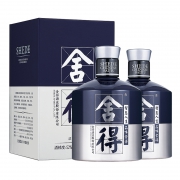 88VIP：舍得 米兰浓香型白酒 52度 500mlX2瓶(赠100ml）