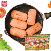 PLUS会员：TEH HO 德和 云腿猪肉午餐肉罐头 340g*1罐*5件