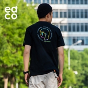 断码清仓 机能户外潮牌 艾德克EDCO 男联名波普图案纯棉T恤
