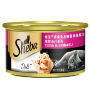 Sheba 希宝 猫罐头 85g*24罐 吞拿鱼＋银鱼