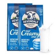 DEVONDALE 德运 2件装|德运(Devondale) 全脂高钙成人奶粉 1KG 成人奶粉