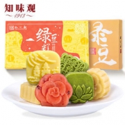 知味观 桂花抹茶原味绿豆糕 100g