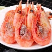 plus会员：海皇湾 生鲜北极甜虾 熟冻即食 500g*4件