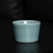 xigu 熹谷 龙泉青瓷 粉青圆口扳指茶杯