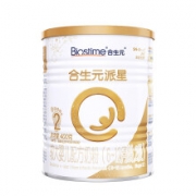 BIOSTIME 合生元 派星 较大婴儿配方奶粉 2段(6-12个月) 法国原装进口 400克