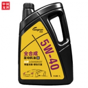 龙润（Longrun）京保养 全合成汽油机油润滑油 5W-40 SN级 4L